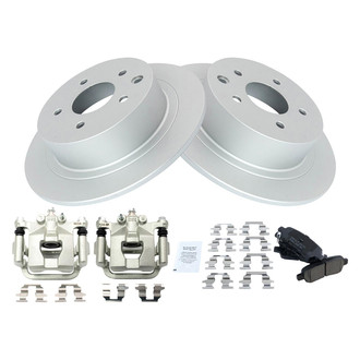 TRQ® - Rear Disc Brake Kit with Ceramic Pads and Calipers
