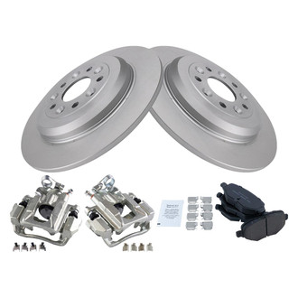 TRQ® - Rear Disc Brake Kit with Ceramic Pads and Calipers