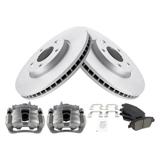 TRQ® - Front Disc Brake Kit with Ceramic Pads and Calipers
