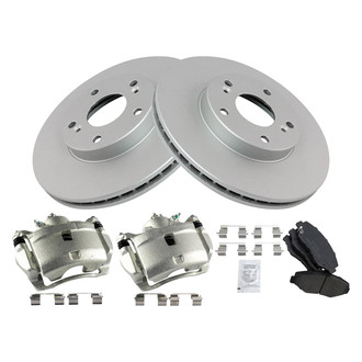 TRQ® - Front Disc Brake Kit with Ceramic Pads and Calipers