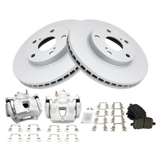 TRQ® - Front Disc Brake Kit with Ceramic Pads and Calipers