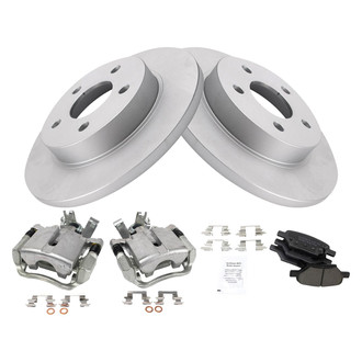 TRQ® - Rear Disc Brake Kit with Ceramic Pads and Calipers