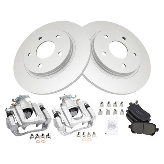 TRQ® - Rear Disc Brake Kit with Ceramic Pads and Calipers