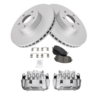 TRQ® - Front Disc Brake Kit with Ceramic Pads and Calipers