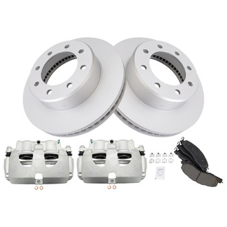 TRQ® - Front Disc Brake Kit with Ceramic Pads and Calipers