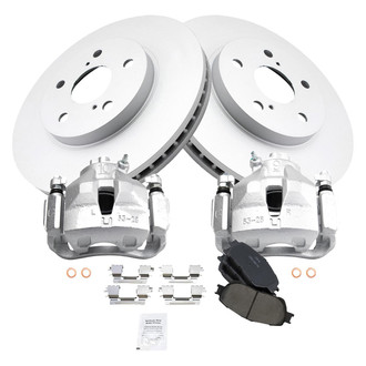 TRQ® - Front Disc Brake Kit with Ceramic Pads and Calipers
