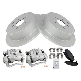 TRQ® - Rear Disc Brake Kit with Ceramic Pads and Calipers