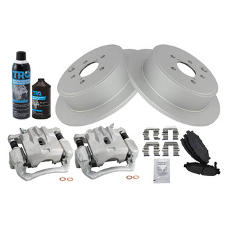 TRQ® - Rear Disc Brake Kit with Ceramic Pads and Calipers