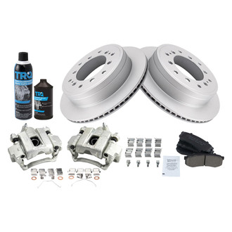 TRQ® - Performance Ceramic Rear Brake Kit