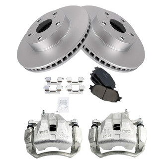 TRQ® - Front Disc Brake Kit with Ceramic Pads and Calipers