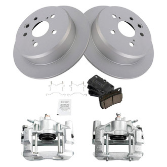 TRQ® - Rear Disc Brake Kit with Ceramic Pads and Calipers