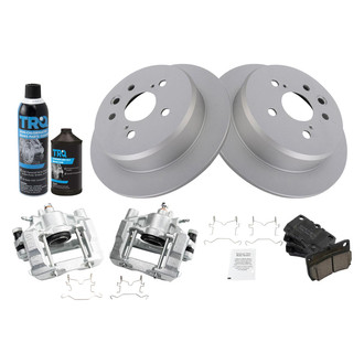 TRQ® - Rear Disc Brake Kit with Ceramic Pads and Calipers