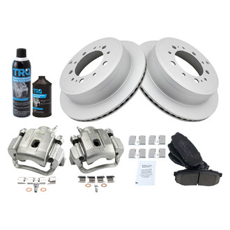TRQ® - Performance Ceramic Rear Brake Kit