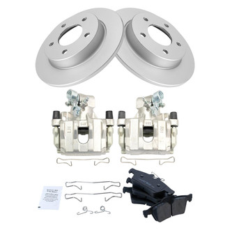 TRQ® - Rear Disc Brake Kit with Ceramic Pads and Calipers