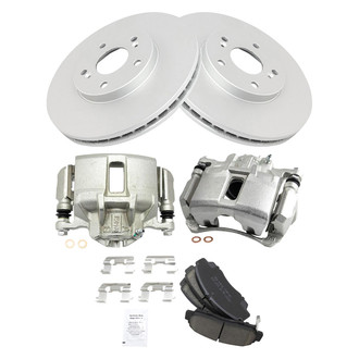 TRQ® - Front Disc Brake Kit with Ceramic Pads and Calipers