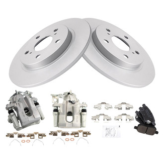 TRQ® - Rear Disc Brake Kit with Ceramic Pads and Calipers
