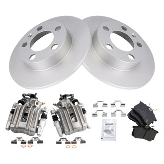 TRQ® - Rear Disc Brake Kit with Ceramic Pads and Calipers