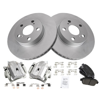 TRQ® - Performance Ceramic Front Brake Kit with Calipers