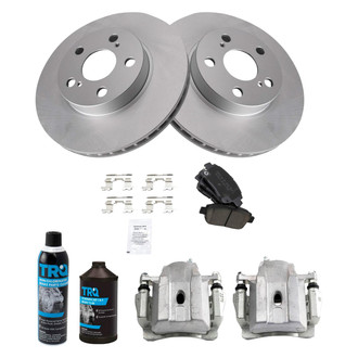 TRQ® - Performance Ceramic Front Brake Kit with Calipers