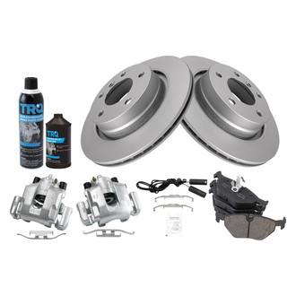 TRQ® - Performance Ceramic Rear Brake Kit with Calipers