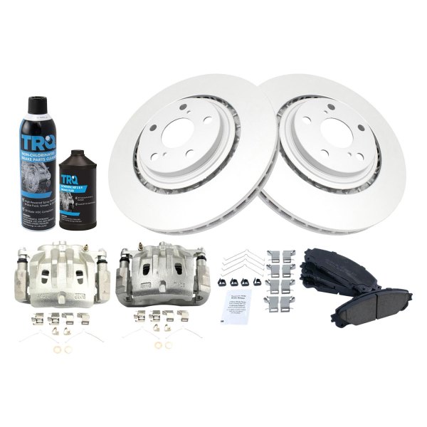 TRQ® - Performance Ceramic Front Brake Kit with Calipers