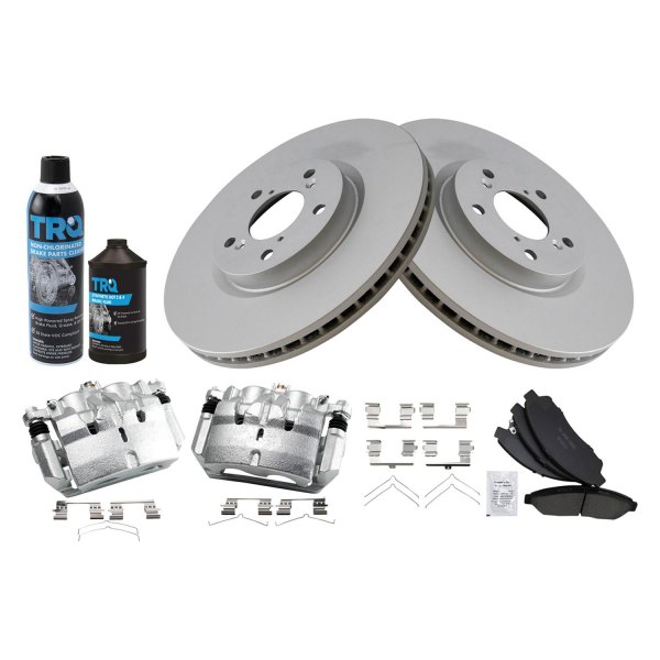 TRQ® - Performance Ceramic Front Brake Kit with Calipers