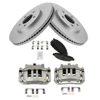 TRQ® - Front Disc Brake Kit with Ceramic Pads and Calipers