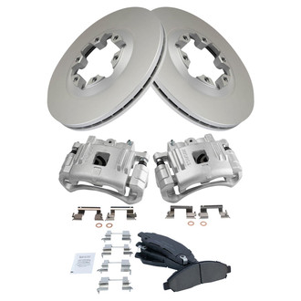 TRQ® - Front Disc Brake Kit with Ceramic Pads and Calipers