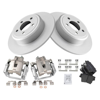 TRQ® - Rear Disc Brake Kit with Ceramic Pads and Calipers