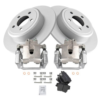 TRQ® - Rear Disc Brake Kit with Ceramic Pads and Calipers