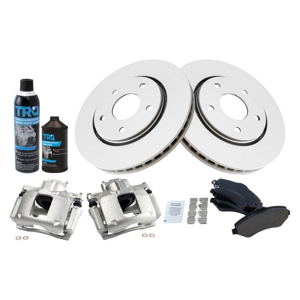 TRQ® - Front Disc Brake Kit with Ceramic Pads and Calipers