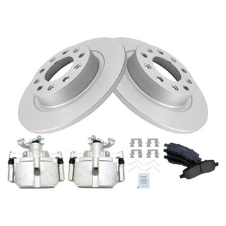 TRQ® - Rear Disc Brake Kit with Ceramic Pads and Calipers