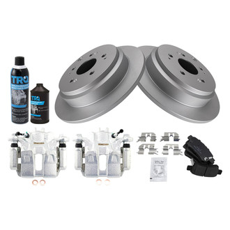 TRQ® - Rear Disc Brake Kit with Ceramic Pads and Calipers