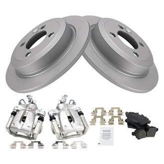 TRQ® - Rear Disc Brake Kit with Ceramic Pads and Calipers