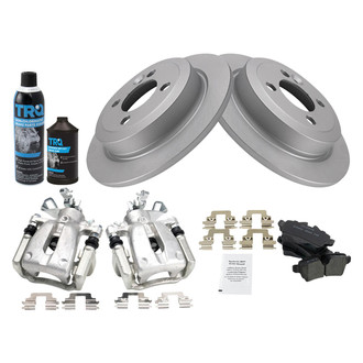 TRQ® - Rear Disc Brake Kit with Ceramic Pads and Calipers