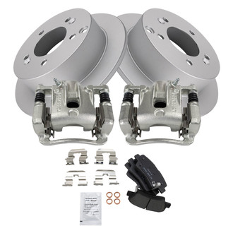 TRQ® - Rear Disc Brake Kit with Ceramic Pads and Calipers