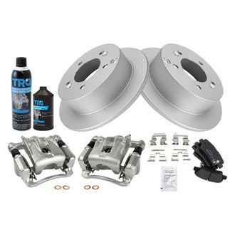 TRQ® - Rear Disc Brake Kit with Ceramic Pads and Calipers