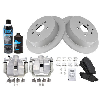 TRQ® - Rear Disc Brake Kit with Ceramic Pads and Calipers
