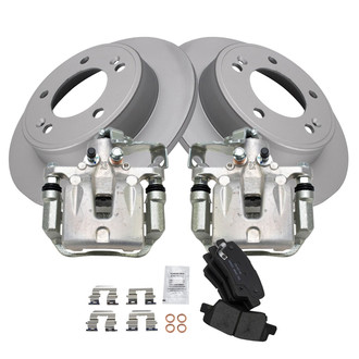 TRQ® - Rear Disc Brake Kit with Ceramic Pads