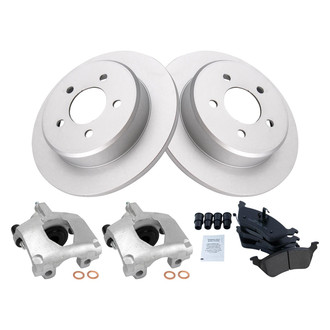 TRQ® - Rear Disc Brake Kit with Ceramic Pads and Calipers