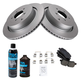 TRQ® - Rear Disc Brake Kit with Ceramic Pads