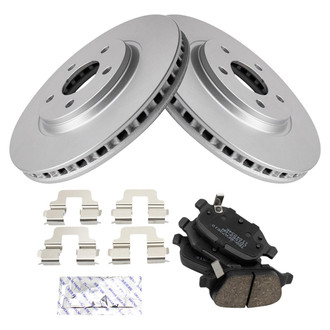 TRQ® - Rear Disc Brake Kit with Ceramic Pads