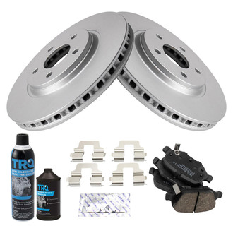 TRQ® - Rear Disc Brake Kit with Ceramic Pads