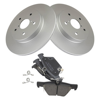 TRQ® - Rear Disc Brake Kit with Ceramic Pads