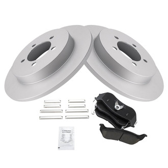 TRQ® - Rear Disc Brake Kit with Ceramic Pads