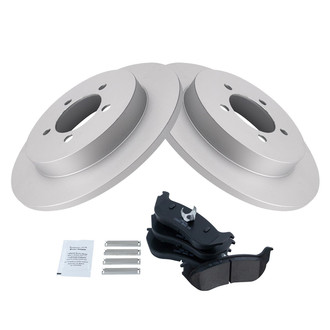 TRQ® - Rear Disc Brake Kit with Ceramic Pads