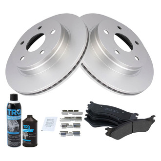 TRQ® - Front Disc Brake Kit with Semi-Metallic Pads