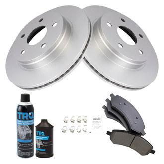 TRQ® - Front Disc Brake Kit with Ceramic Pads