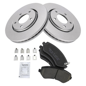 TRQ® - Front Disc Brake Kit with Ceramic Pads
