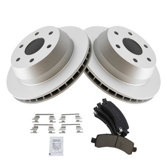 TRQ® - Rear Disc Brake Kit with Ceramic Pads